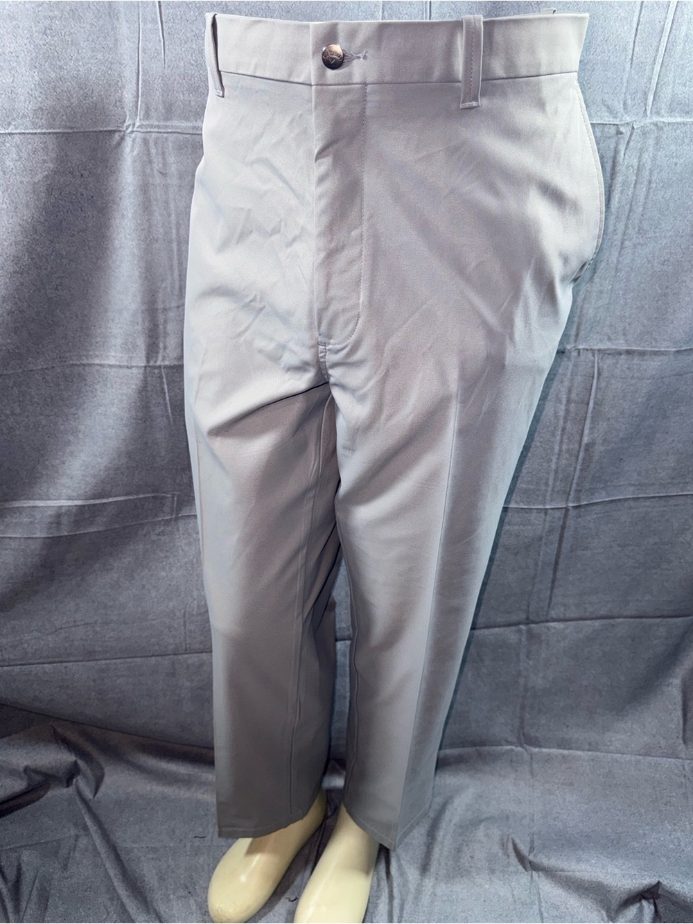 2983-Callaway Men's Straight-Leg Dress Pants in Light Gray